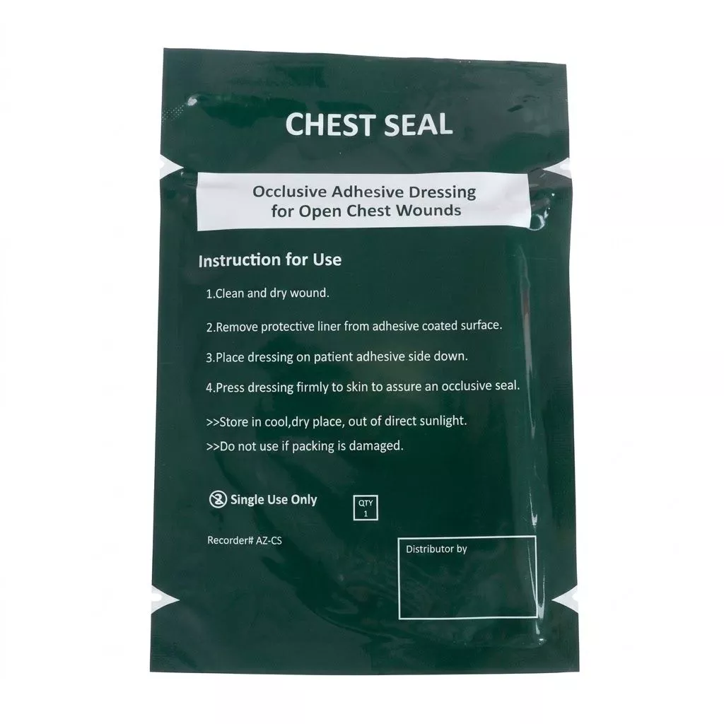 Окклюзионный пластырь невентилируемый Chest Seal (без клапанов) с доставкой по России | BreadyФото 0