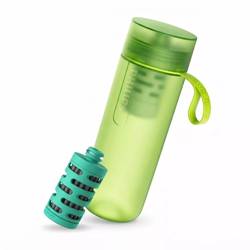 PHILIPS Бутылка-фильтр для туризма, серия Adventure AWP2722LIR/ 58 (зеленый) с доставкой по России | BreadyФото 5