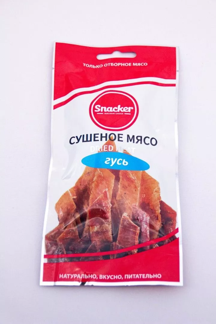 Сушеный гусь Snacker 50 гр с доставкой по России и в Казахстан | Bready
