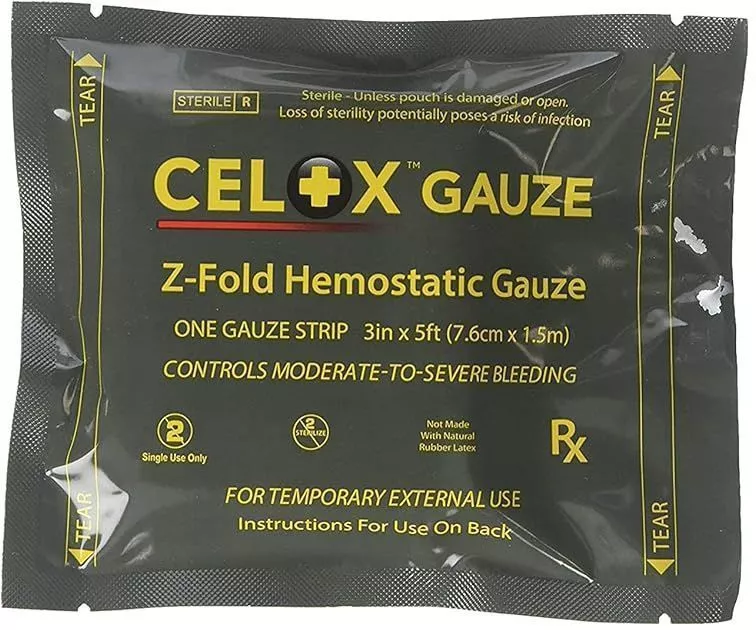 Повязка гемостатическая Селокс з-фолд Celox Z-Fold Gauze 7,6 x 150 см с доставкой по России и в Казахстан | BreadyФото 0