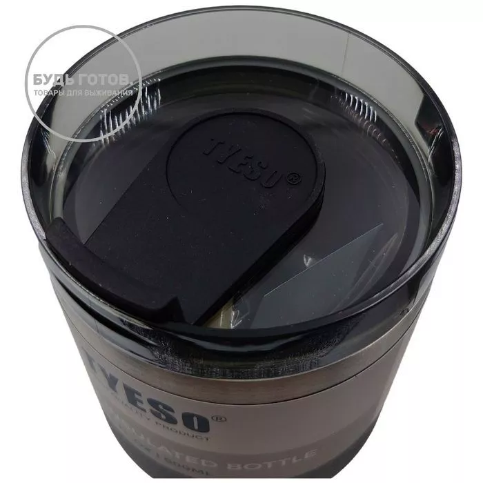 Термокружка Tyeso TS-8726C 600ML чёрная с доставкой по России | BreadyФото 1