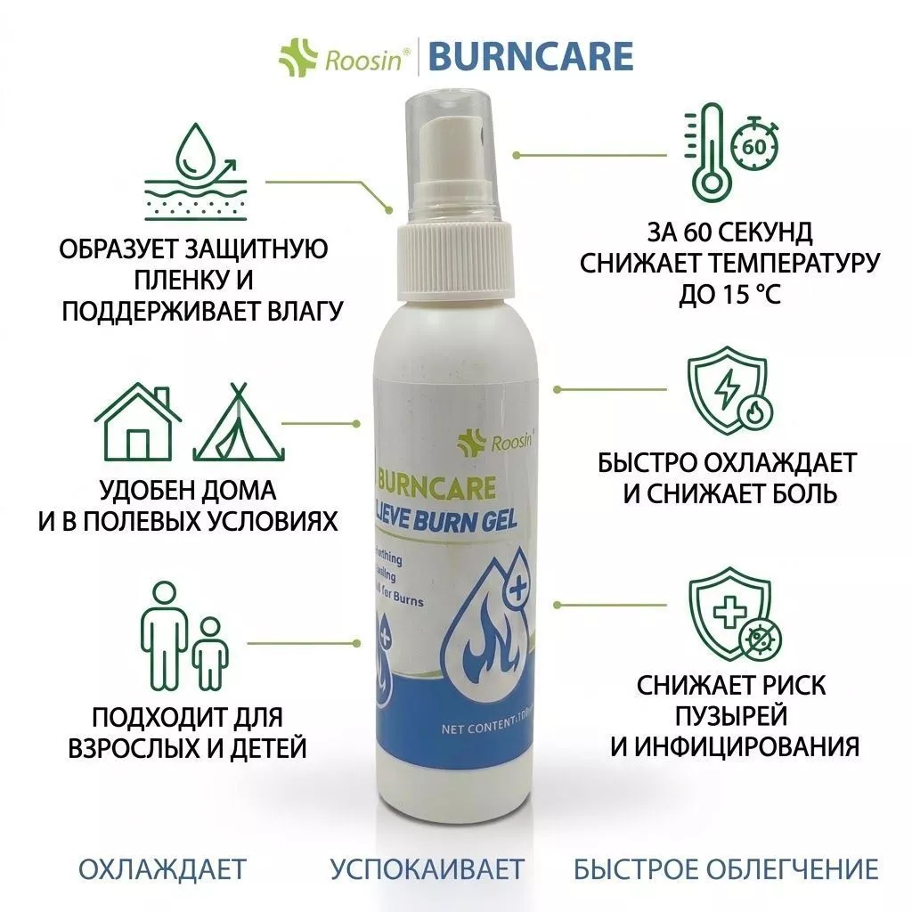 Противоожоговый гель Burncare 120 мл с доставкой по России | BreadyФото 1