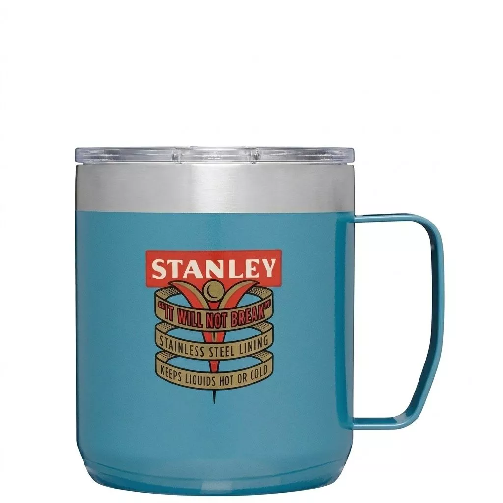 Кружка THE MILESTONES CAMP MUG STANLEY, 10-09366-239  (цвет 1940 Topaz Gloss) с доставкой по России | BreadyФото 0