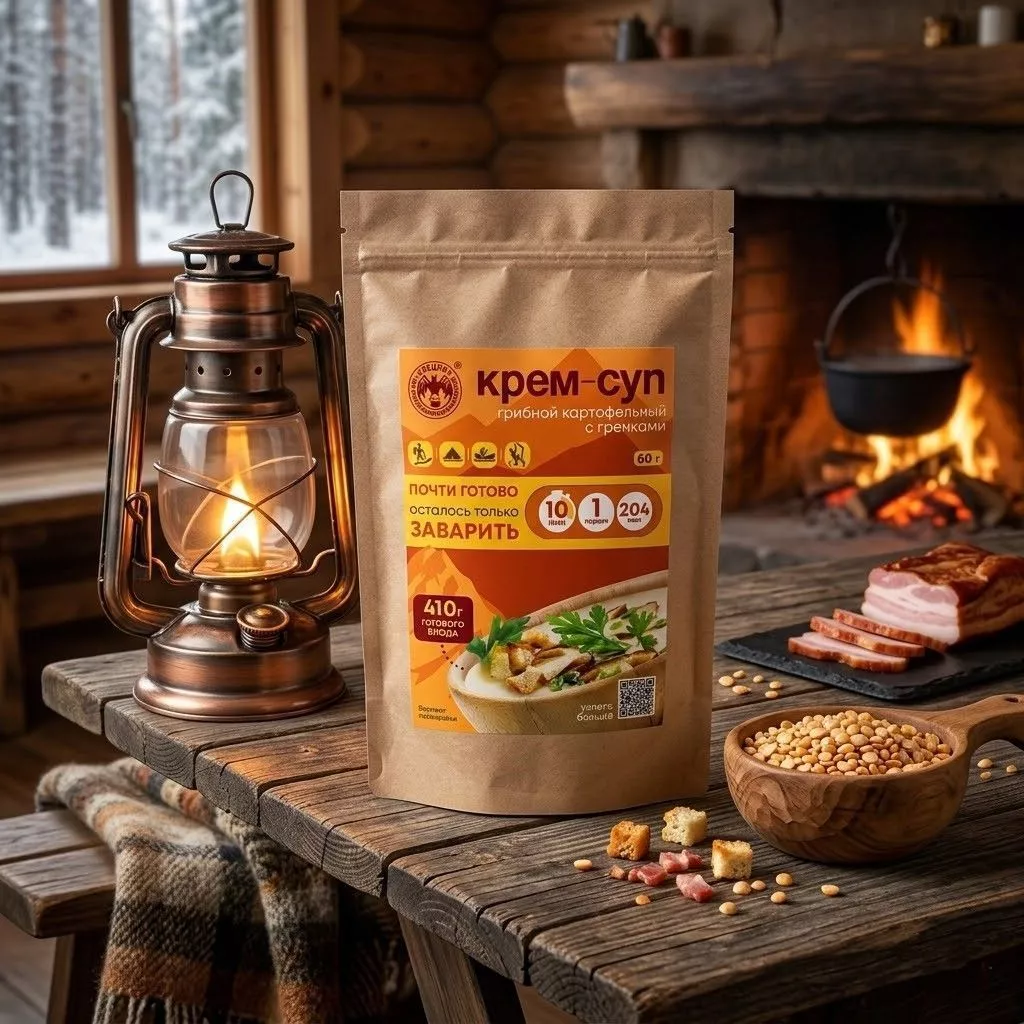 Крем-суп грибной с гренками СПЕЦПИТ Крафт 60 гр. с доставкой по России | BreadyФото 3