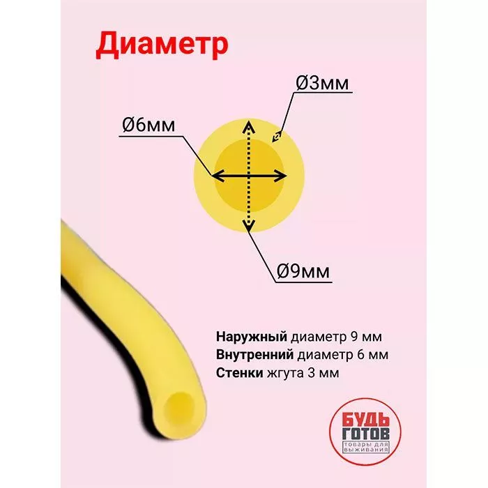 Медицинский Жгут универсальный 1 метр с доставкой по России | BreadyФото 1
