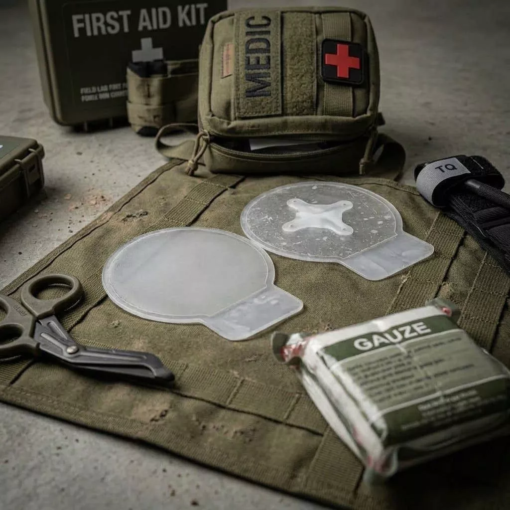 Окклюзионный пластырь вентилируемый Chest Seal Vented (4 клапана) с доставкой по России | BreadyФото 4
