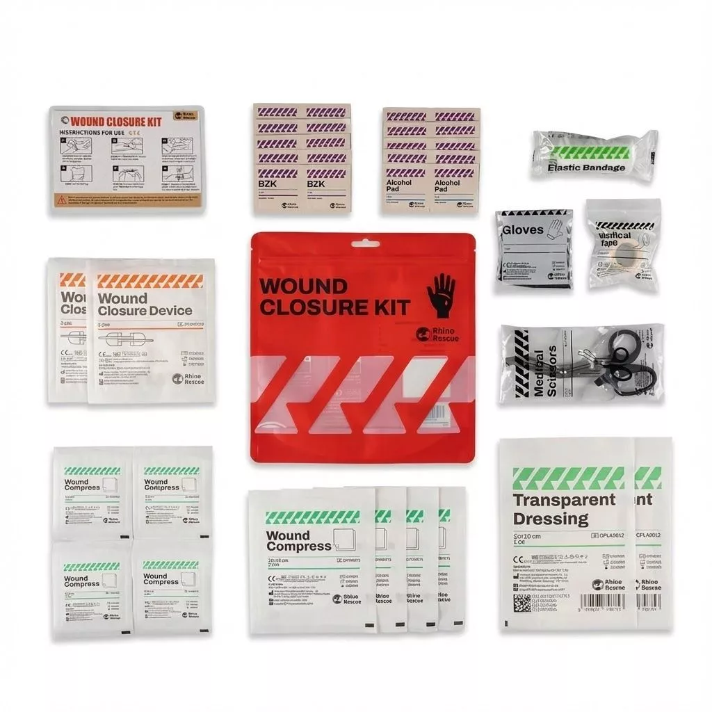 Набор для ухода за ранами Rhino Rescue Wound Closure Kit CP0005 с доставкой по России | BreadyФото 2