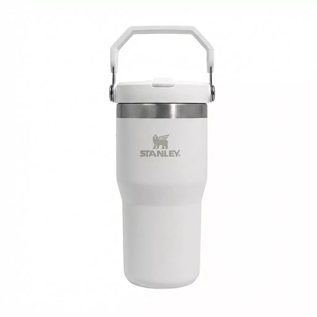 Термокружка Stanley The Iceflow Flip Straw Tumbler (белый), 10-09994-288, 591 мл с доставкой по России | BreadyФото 0