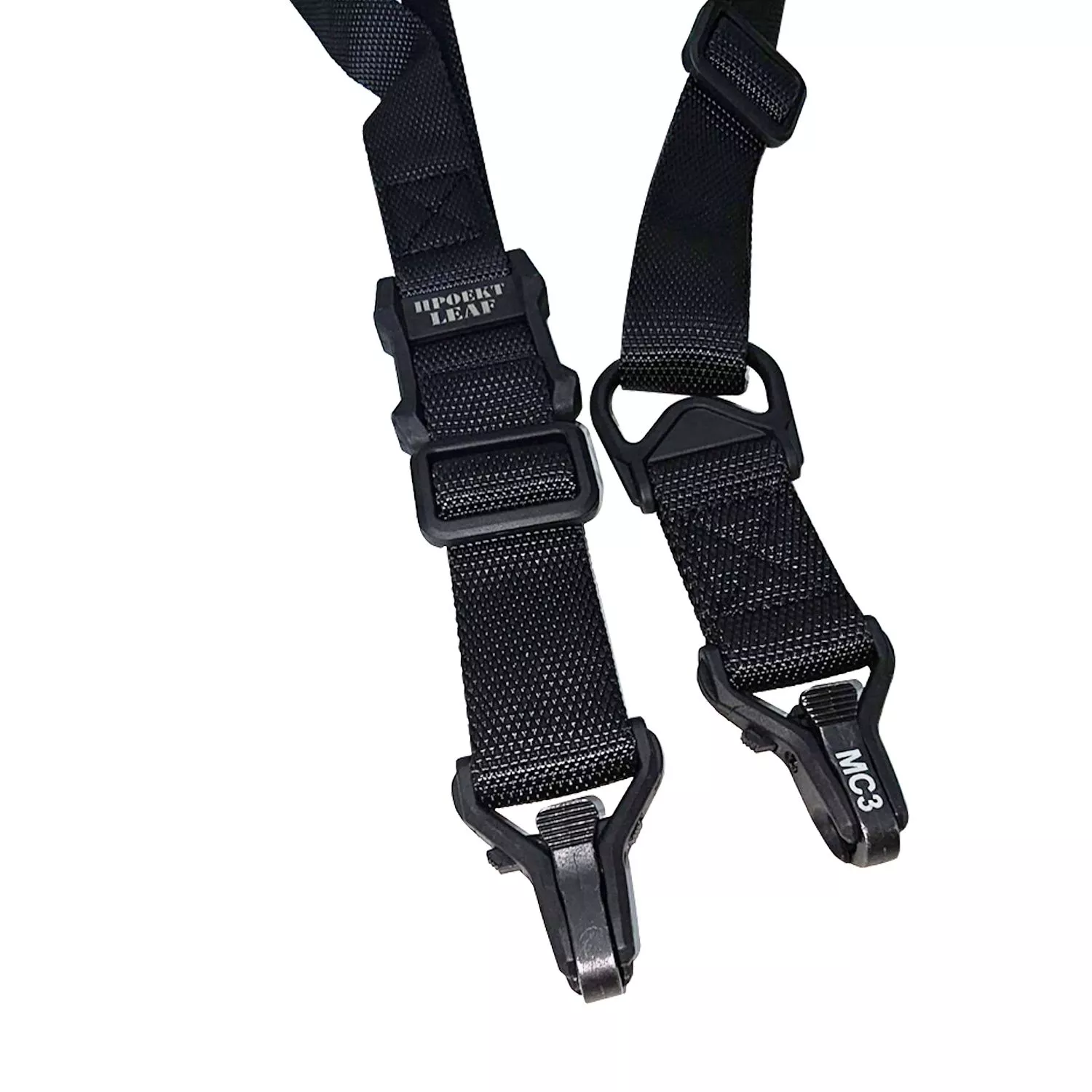 Оружейный ремень МС3 LEAF черный 1-2х точечный с доставкой по России | BreadyФото 2