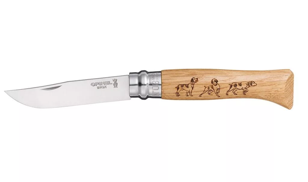 Нож складной Opinel №8 VRI Animalia Dog (собака) с доставкой по России и в Казахстан | Bready