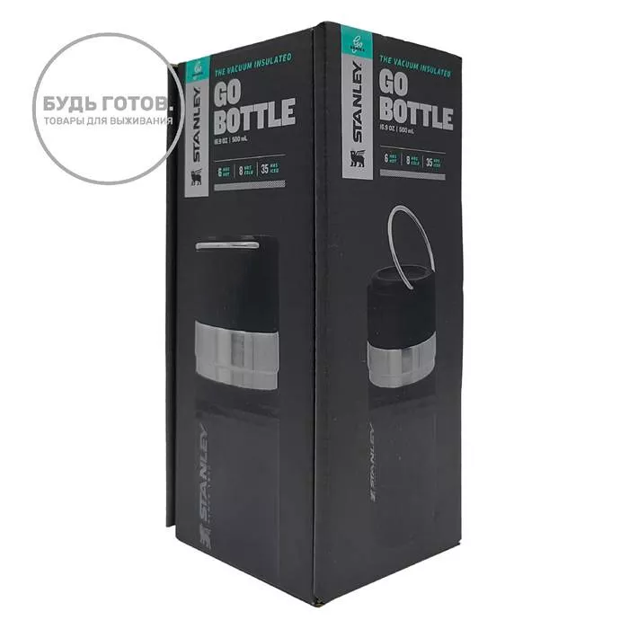 Термобутылка STANLEY GO Bottle чёрная 500ML 10-09557-001 с доставкой по России и в Казахстан | BreadyФото 5