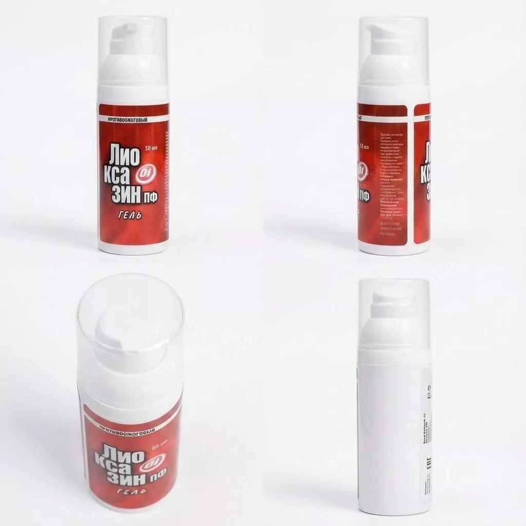 Лиоксазин ПФ гидрогель противоожоговый 50 мл с доставкой по России | BreadyФото 3