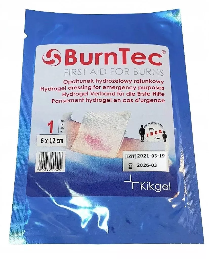 Повязка противоожоговая гидрогелевая BurnTec 6x12 см с доставкой по России | BreadyФото 0