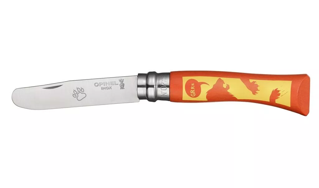 Нож складной детский Opinel №7 VRI My First Opinel Animopinel Lion с доставкой по России и в Казахстан | Bready