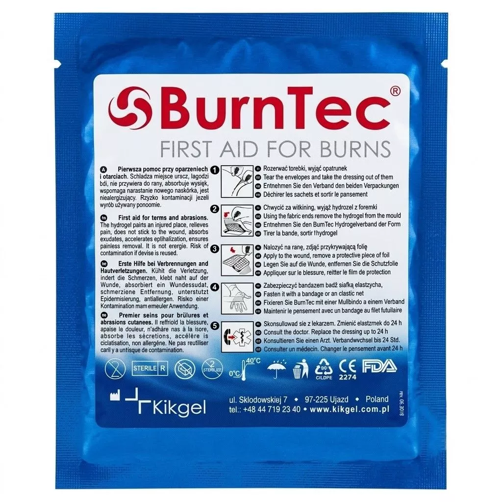 Повязка противоожоговая гидрогелевая BurnTec 6x12 см с доставкой по России | BreadyФото 4