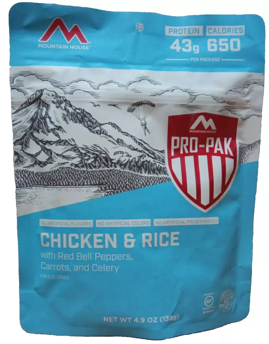 Курица с рисом Mountain House Маунтин Хаус RICE & CHICKEN 138 г PRO PAK с доставкой по России и в Казахстан | BreadyФото 0