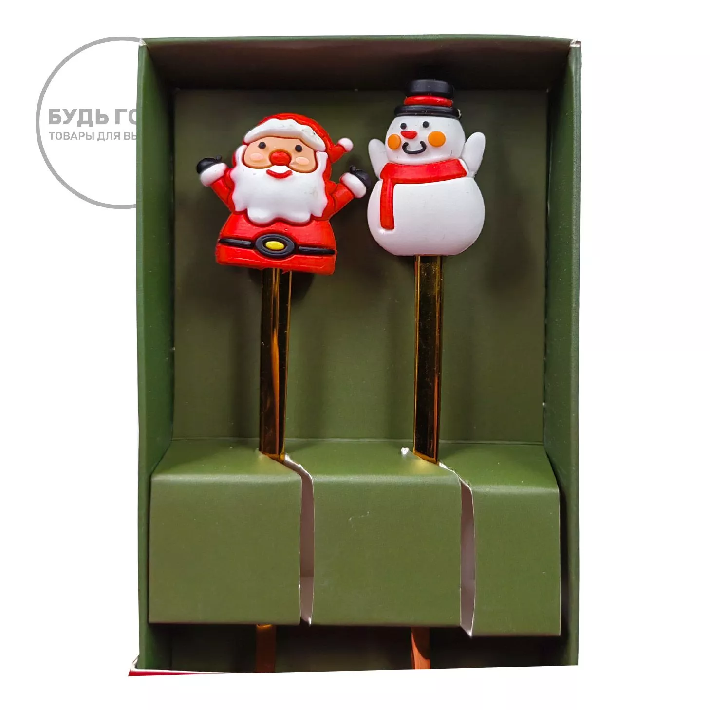 Новогодние столовые приборы (2 шт) с доставкой по России | BreadyФото 2