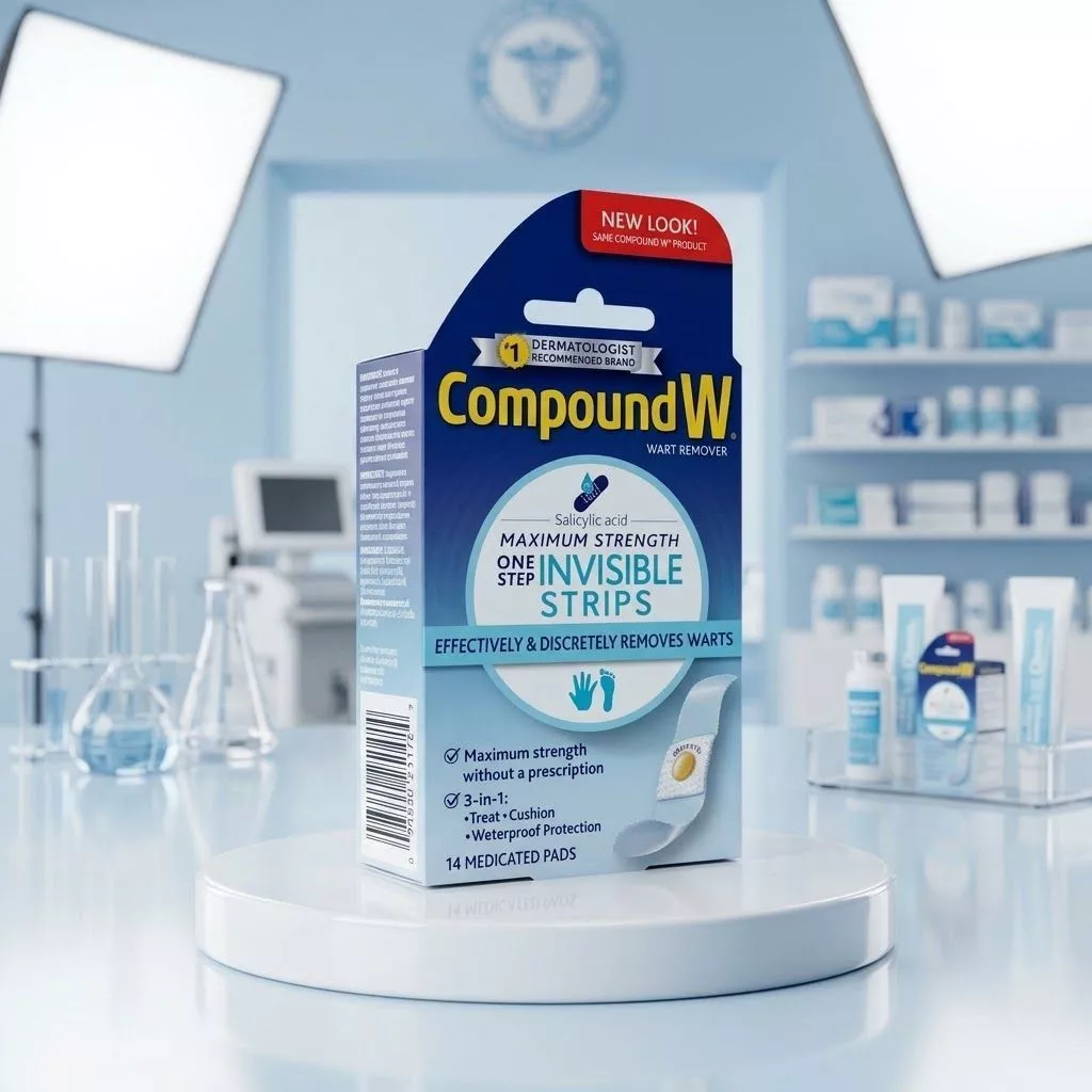 Прозрачные пластыри для удаления бородавок Compound W One Step Invisible Strips с доставкой по России | BreadyФото 3