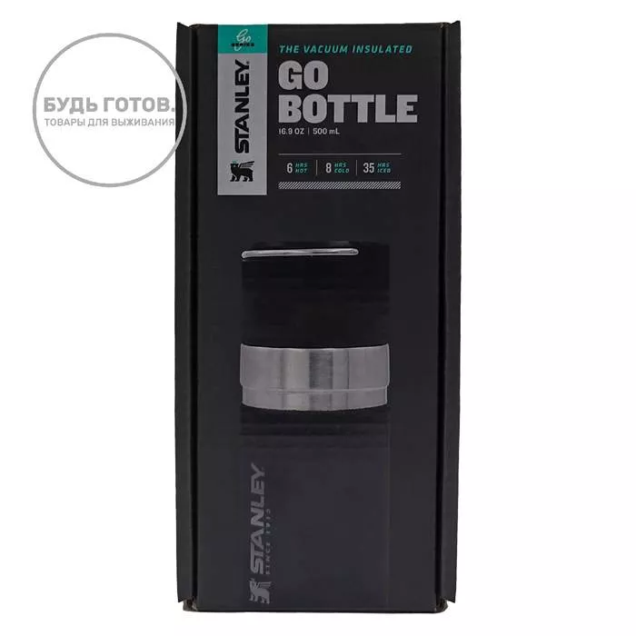 Термобутылка STANLEY GO Bottle чёрная 500ML 10-09557-001 с доставкой по России и в Казахстан | BreadyФото 4