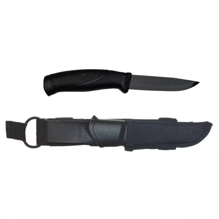 Нож Morakniv Companion Tactical BlackBlade, нержавеющая сталь, черный клинок, 12351 с доставкой по России и в Казахстан | Bready