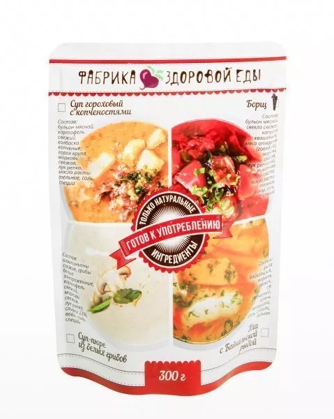 Суп гороховый с копченостями "Фабрика здоровой еды" 300 г с доставкой по России и в Казахстан | BreadyФото 0