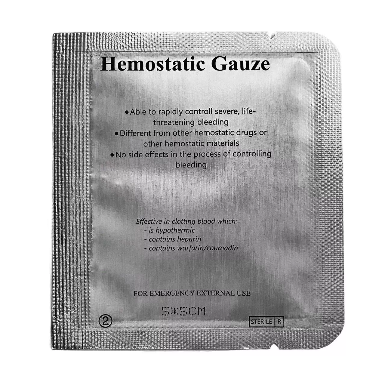 Гемостатическое средство HEMOSTATIC GAUZE 5х5 см с доставкой по России и в Казахстан | BreadyФото 0