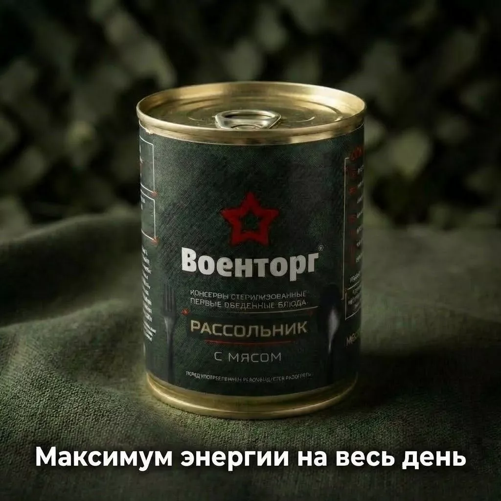 Рассольник с мясом, ж/б 9, 360 г (Военторг) с доставкой по России | BreadyФото 5
