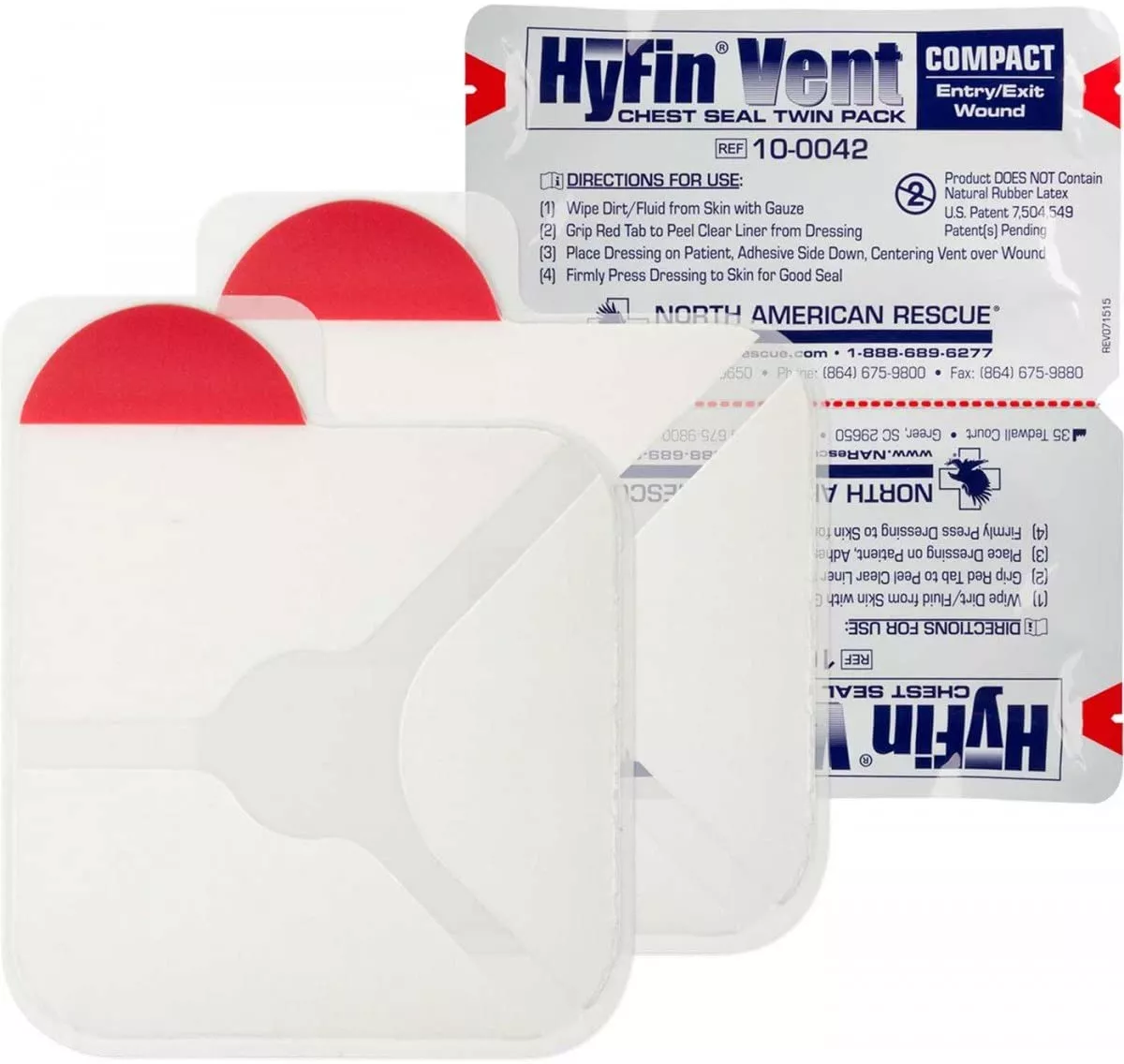 Окклюзионный пластырь HyFin Vent compact (вентилируемый) 10-0042 с доставкой по России и в Казахстан | Bready