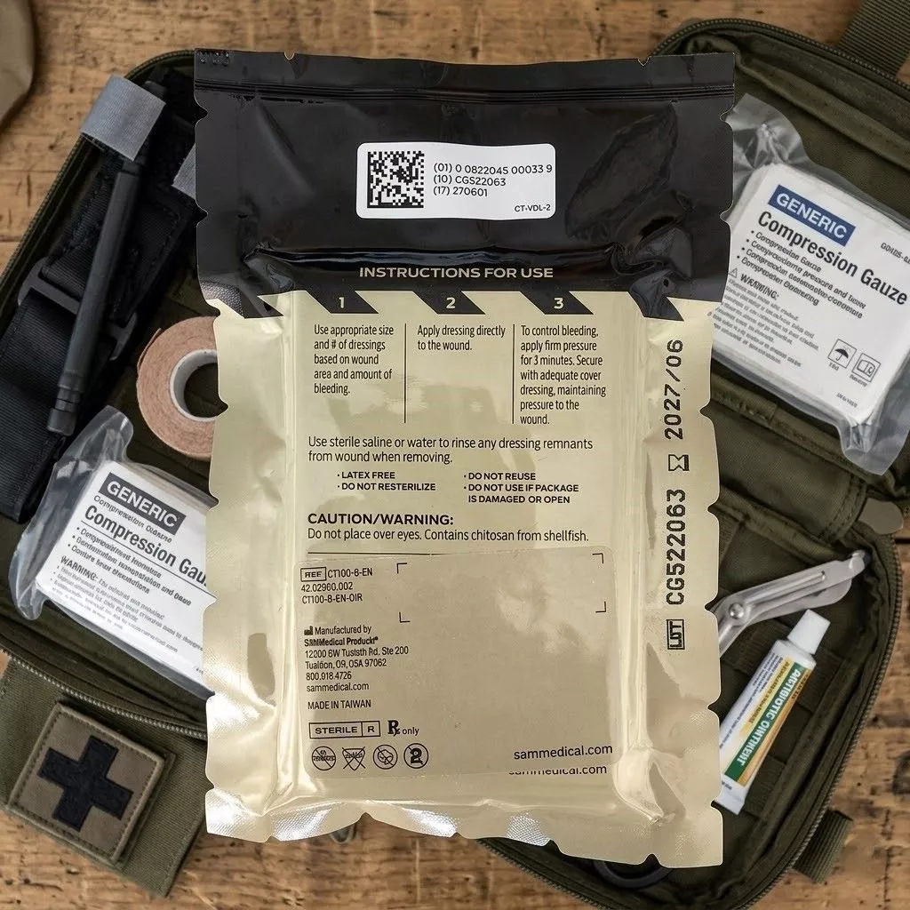 Гемостатическая повязка 7,6x122 см ChitoSAM 100 SAM Medical с доставкой по России | BreadyФото 6