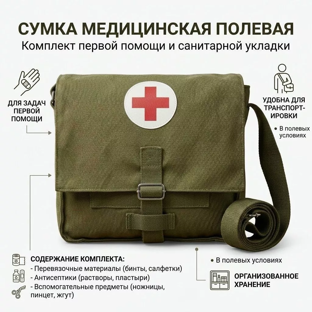 Сумка санитарная АППОЛО с доставкой по России | BreadyФото 1