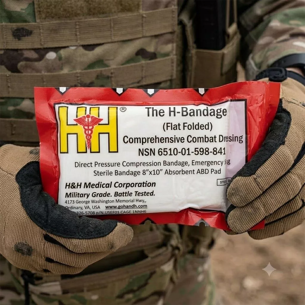 Компрессионный бандаж H-Bandage (Flat folded) H&H  с доставкой по России | BreadyФото 2