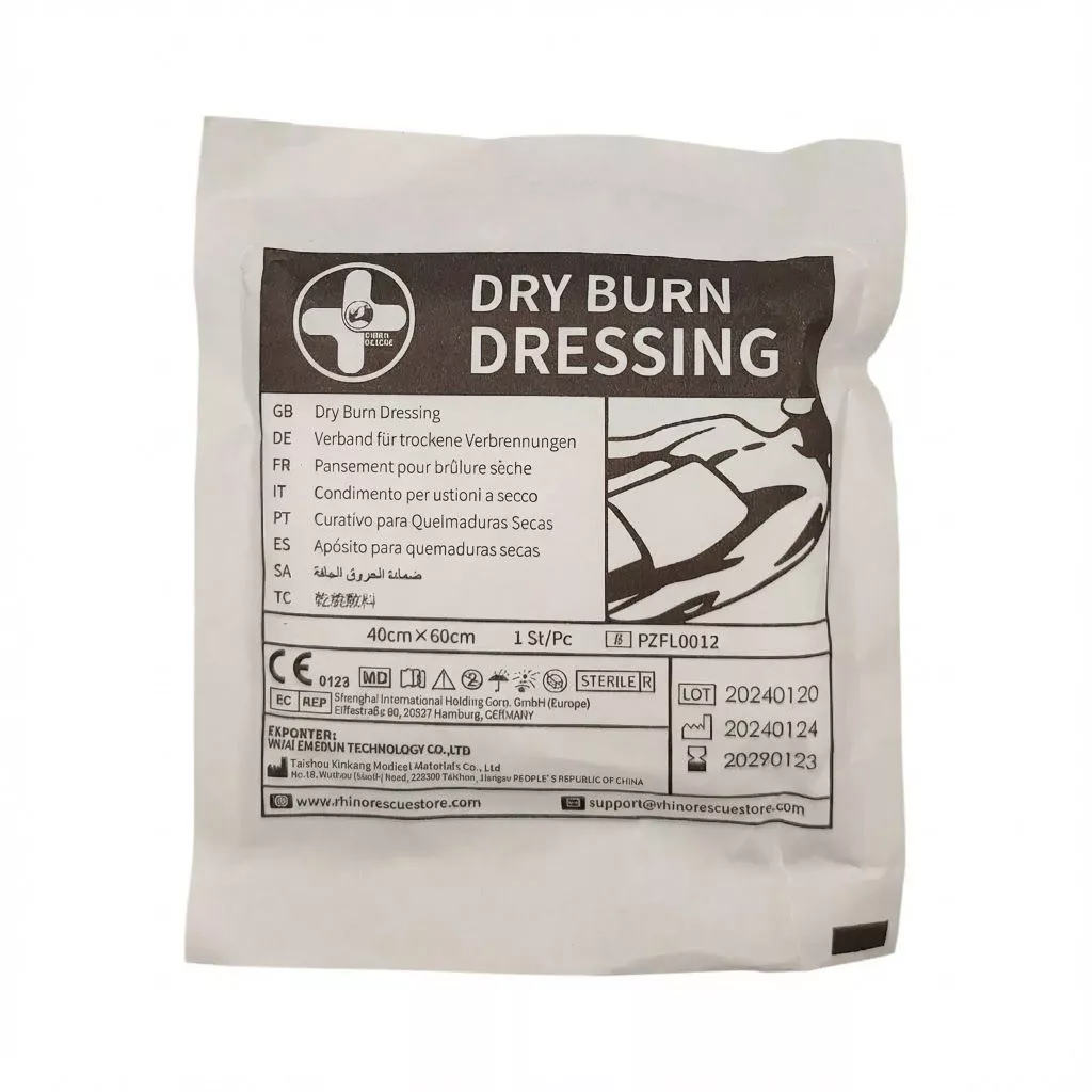 Сухая стерильная противоожоговая повязка 40х60 см. Dry Burn Dressing RHINO Rescue с доставкой по России | BreadyФото 0