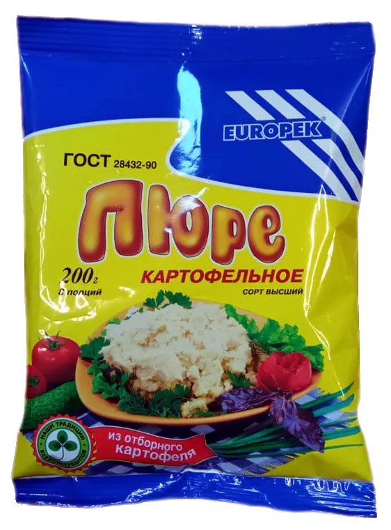 Пюре картофельное "Европек" 200 г с доставкой по России и в Казахстан | BreadyФото 0