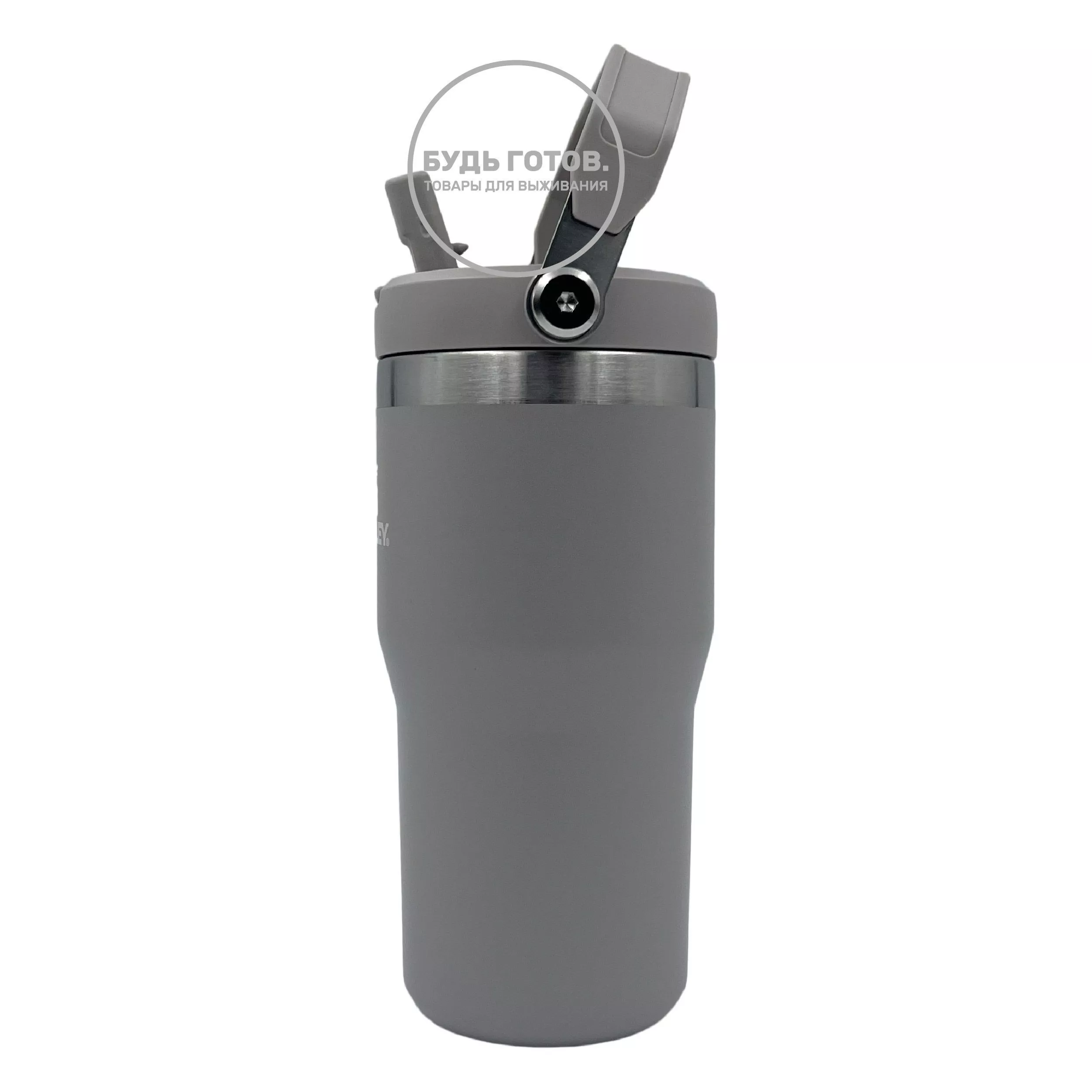 Термокружка Stanley The Iceflow Flip Straw Tumbler (пепельный), 10-09994-286, 591 мл с доставкой по России | BreadyФото 1