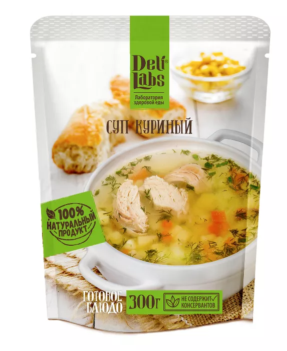 Суп куриный DeliLabs Делилабс 300 г с доставкой по России и в Казахстан | BreadyФото 0