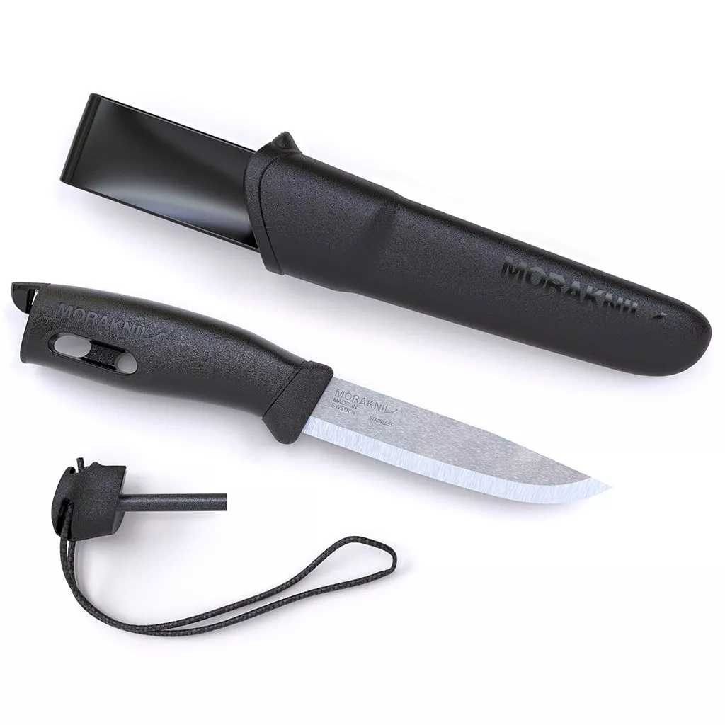 Нож Morakniv Companion Spark Black, нержавеющая сталь, 13567 с доставкой по России и в Казахстан | BreadyФото 0