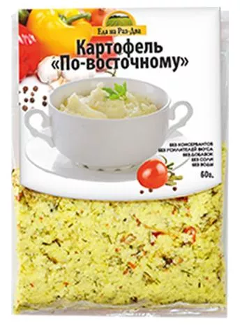 Картофельное пюре по-восточному "Здоровая еда" 60 г с доставкой по России и в Казахстан | Bready