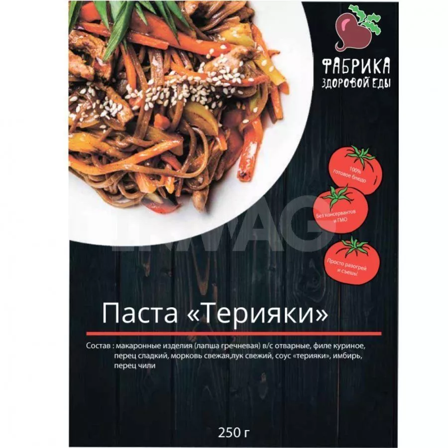 Паста Терияки "Фабрика здоровой еды" 250 г с доставкой по России и в Казахстан | BreadyФото 1