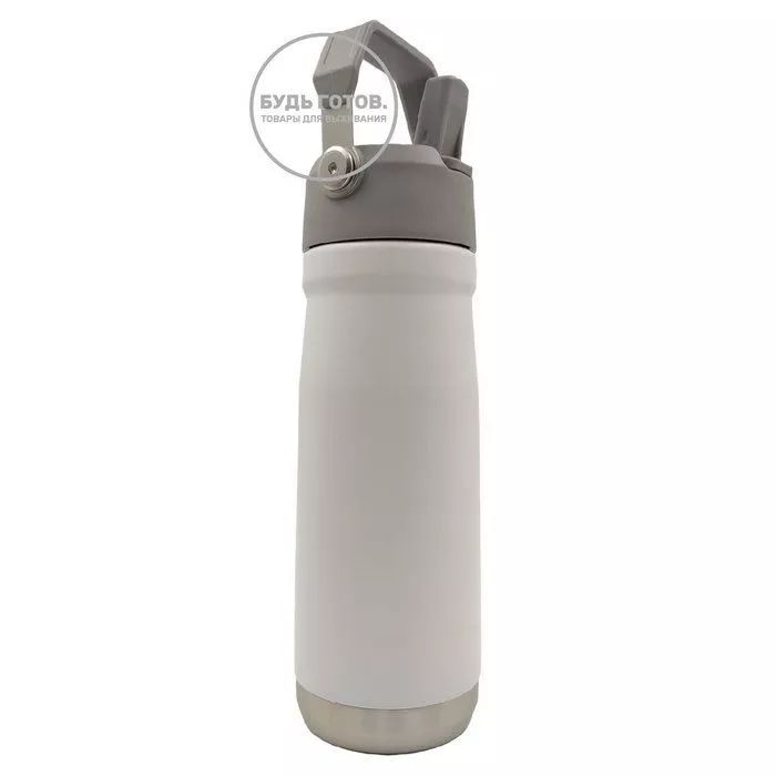 Термокружка STANLEY THE ICEFLOW™ FLIP STRAW WATER BOTTLE (белая), 500 ml, 10-09991-072 с доставкой по России и в Казахстан | BreadyФото 2