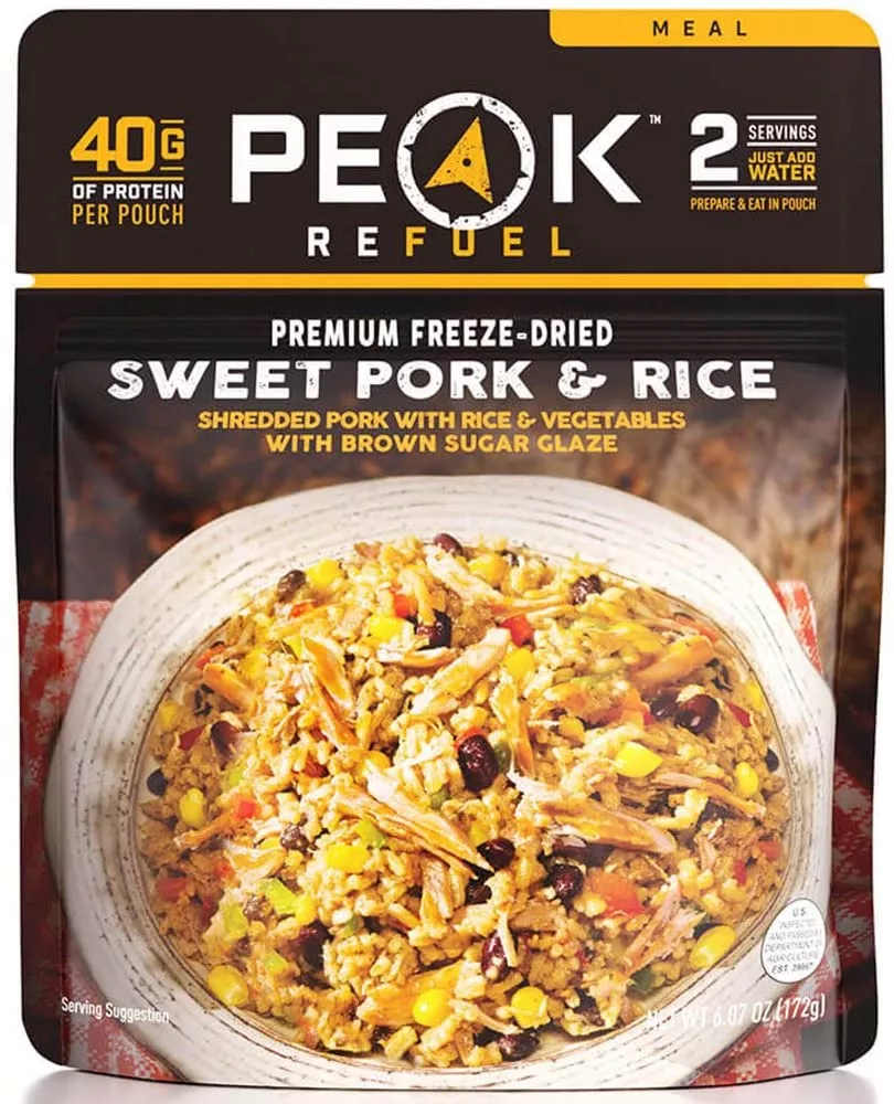 Сладкая свинина с рисом Peak Refuel SWEET PORK AND RICE 172 г с доставкой по России и в Казахстан | BreadyФото 0