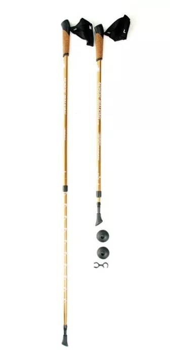 Телескопические палки для скандинавской ходьбы Kaiser Sport Nordic Walking Gold с доставкой по России и в Казахстан | Bready