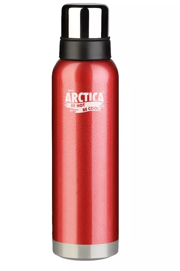 Термос "Арктика" с узким горлом американский дизайн 106-900 красный, 0.9 л с доставкой по России и в Казахстан | Bready