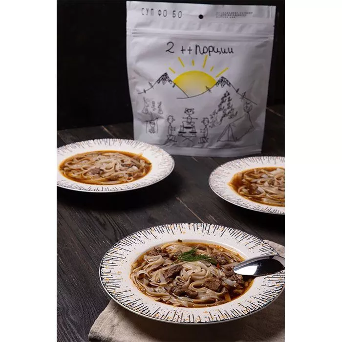 Суп сублимированный 170 грамм  "СПЕЦДЕТАЛЬ" ФО БО (острый) с доставкой по России | BreadyФото 2