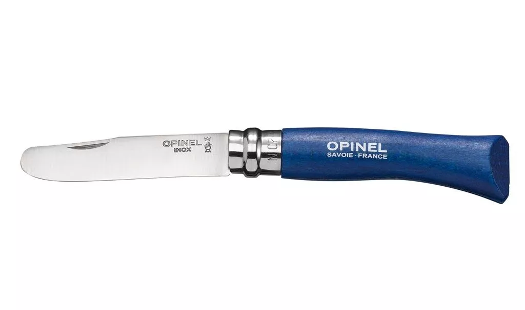 Нож складной детский Opinel №7 VRI My First Opinel Blue с доставкой по России и в Казахстан | Bready