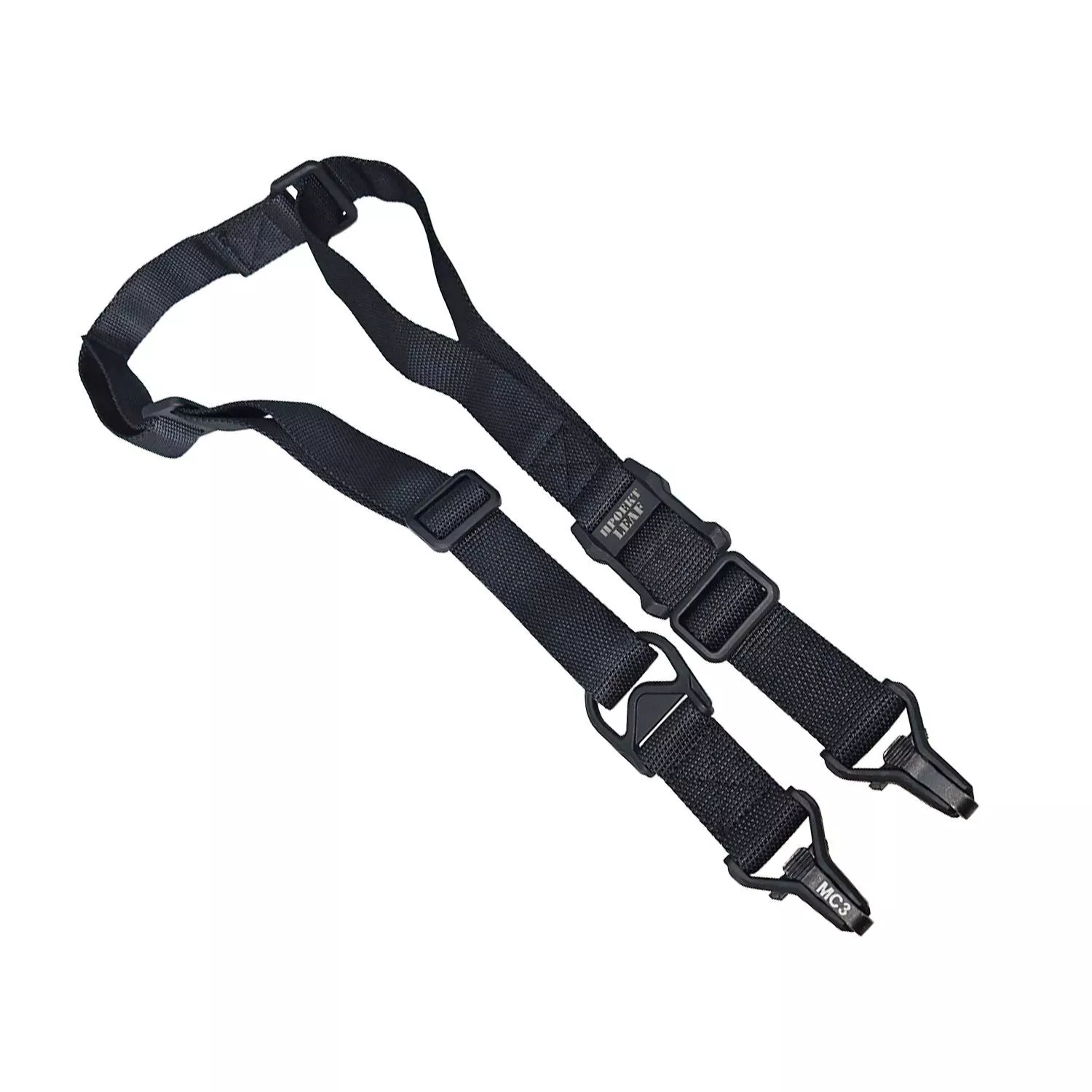 Оружейный ремень МС3 LEAF черный 1-2х точечный с доставкой по России | BreadyФото 0