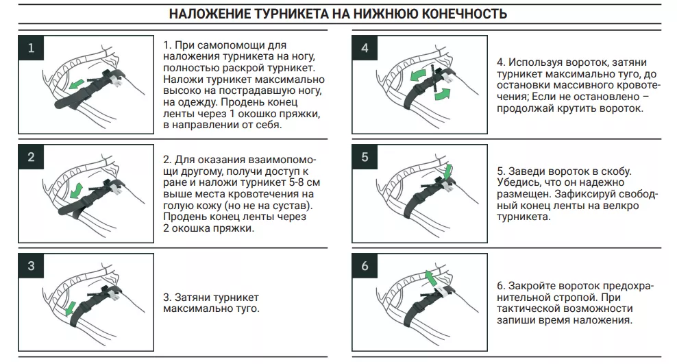 Жгут-турникет ТБС Шанс чёрный с доставкой по России и в Казахстан | BreadyФото 10