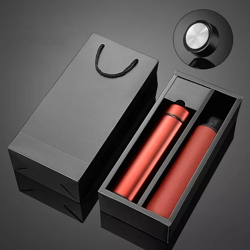 Подарочный набор "Термос с зонтом" (красный/красный) с доставкой по России | Bready