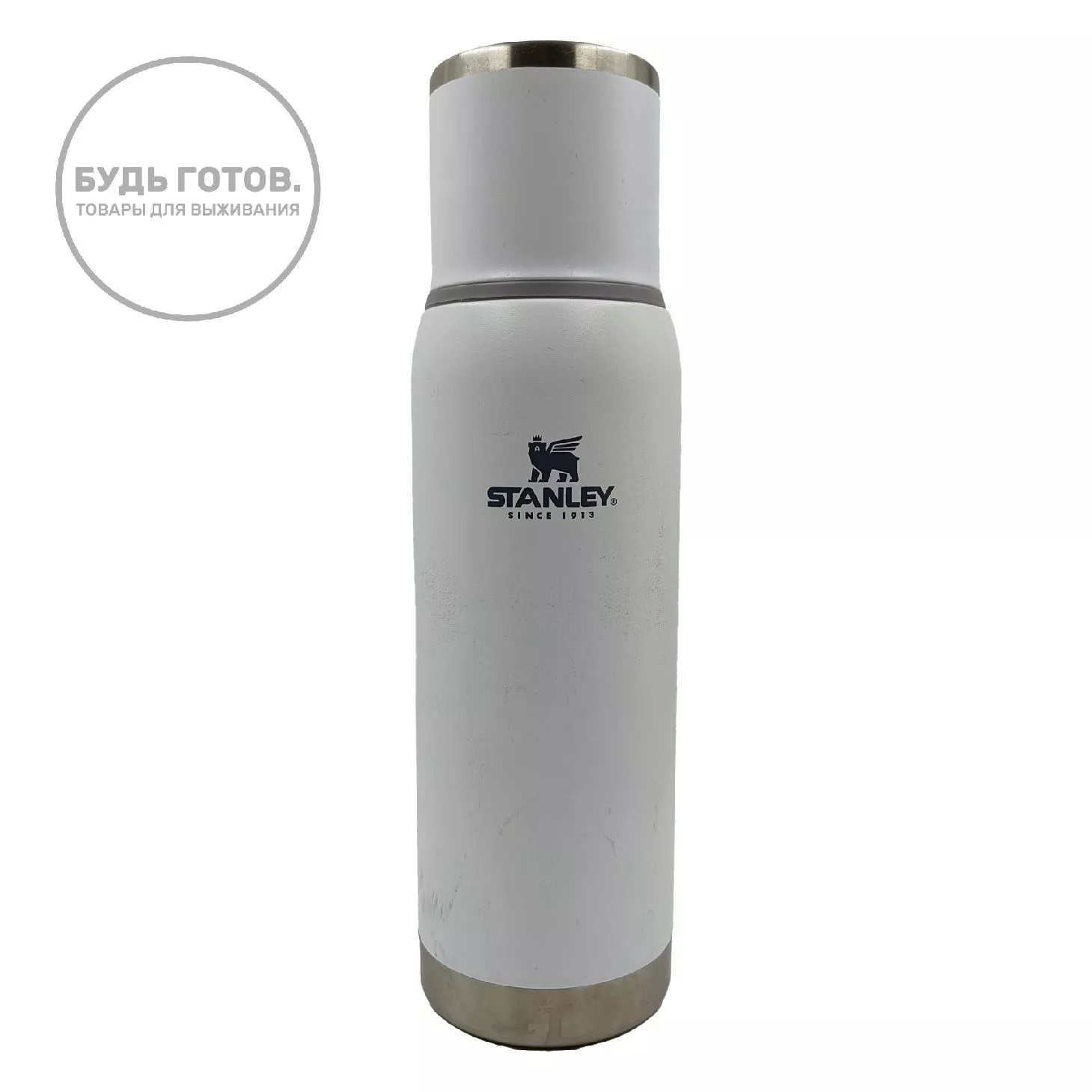 [Дисконт] Термос STANLEY Adventure 1L (10-10819-018) белый, 1L с доставкой по России | BreadyФото 2