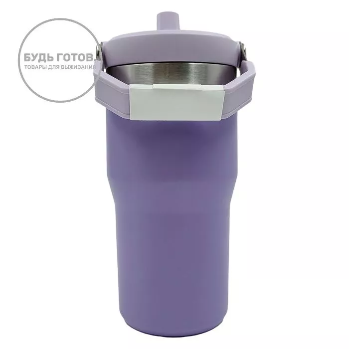 Термокружка Stanley The Iceflow Flip Straw Tumbler (Lavender), 10-09994-210, 591 мл с доставкой по России и в Казахстан | BreadyФото 3