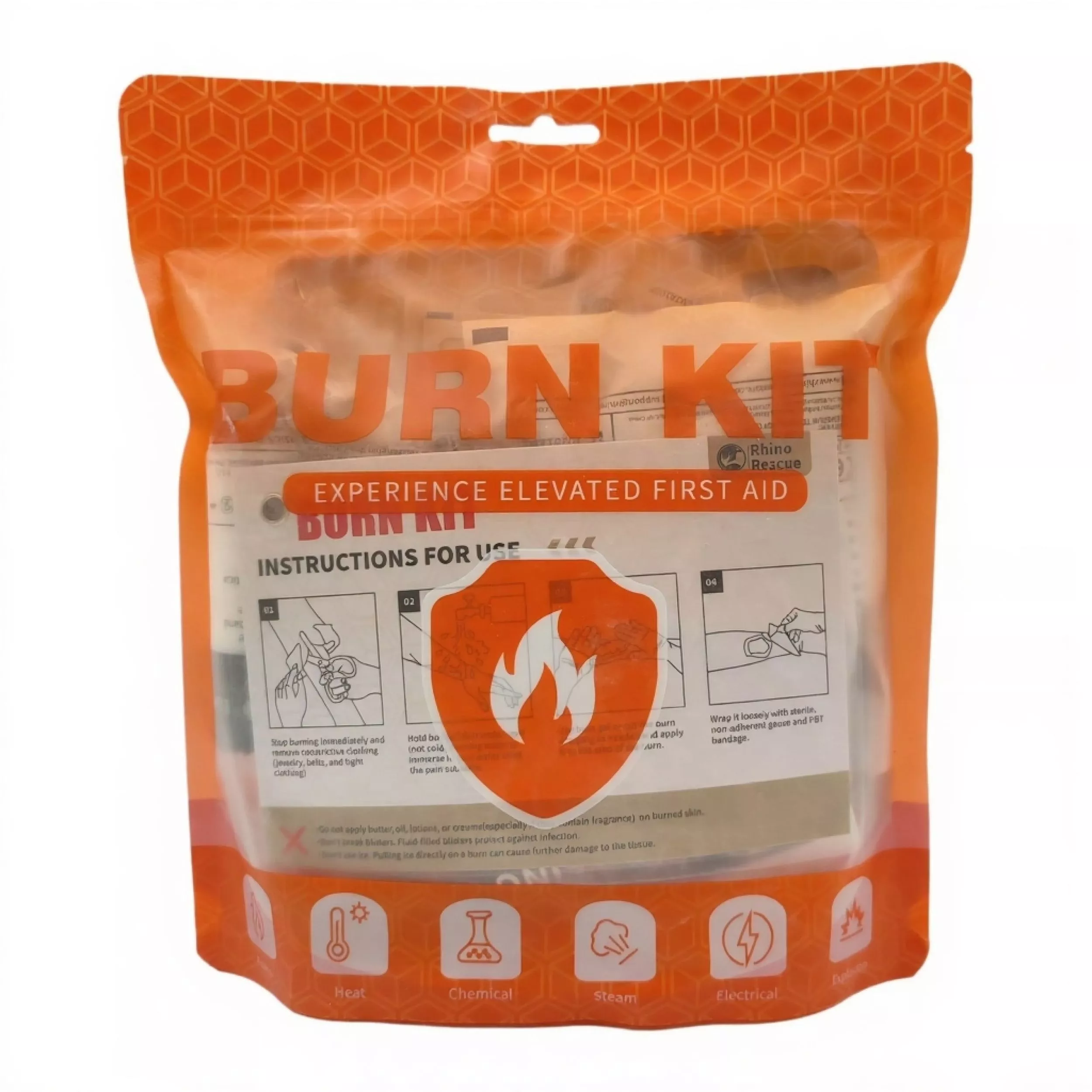 Набор для оказания первой помощи при ожогах Burn Kit RHINO RESCUE CPTK0007 с доставкой по России | BreadyФото 0